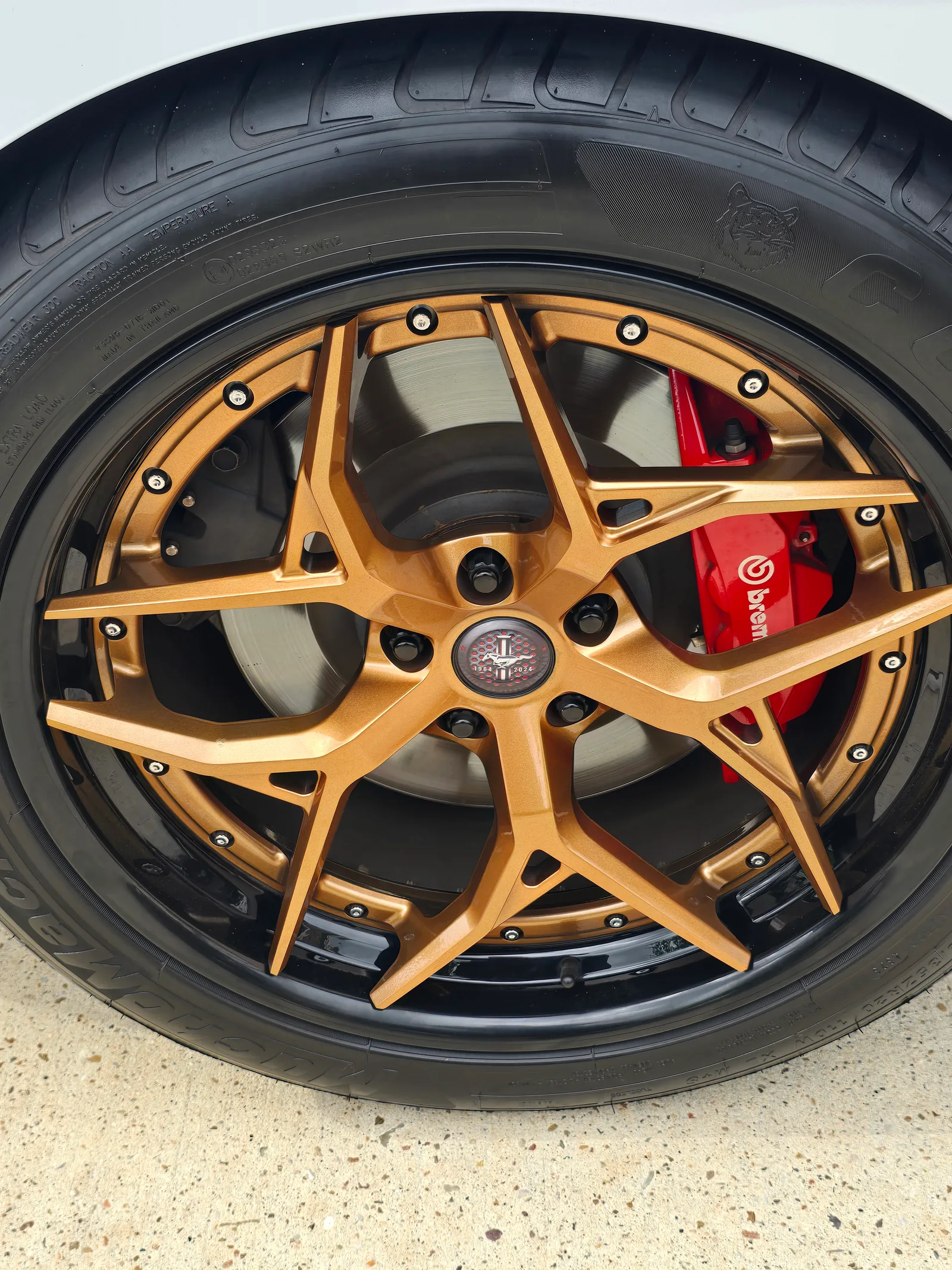 Bronze forged refinish.